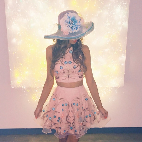 UNIQUE 3-Layer Pastel Custom Kentucky Derby Hat - Picture 6 of 6